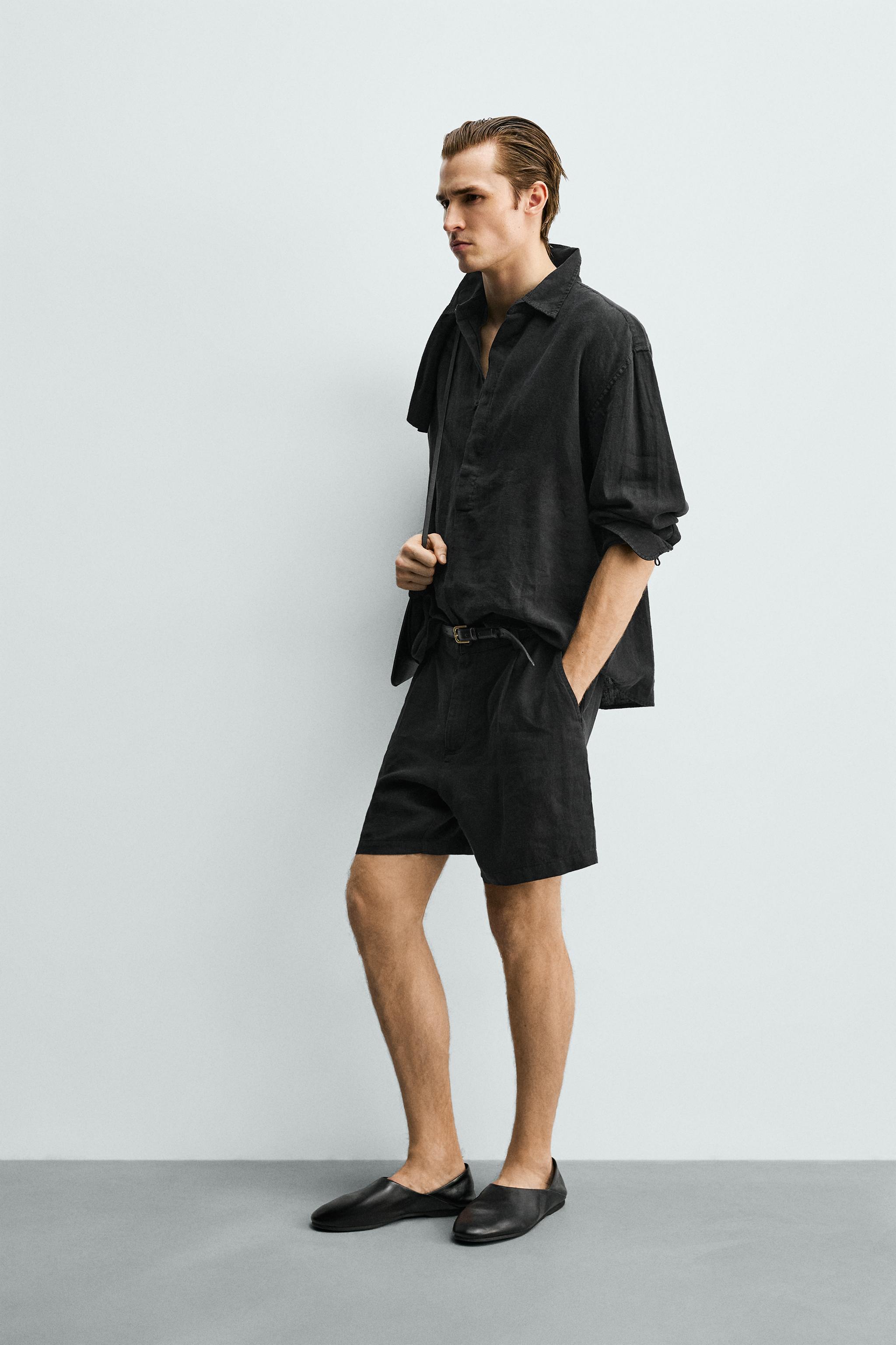 100% LINEN POLO SHIRT